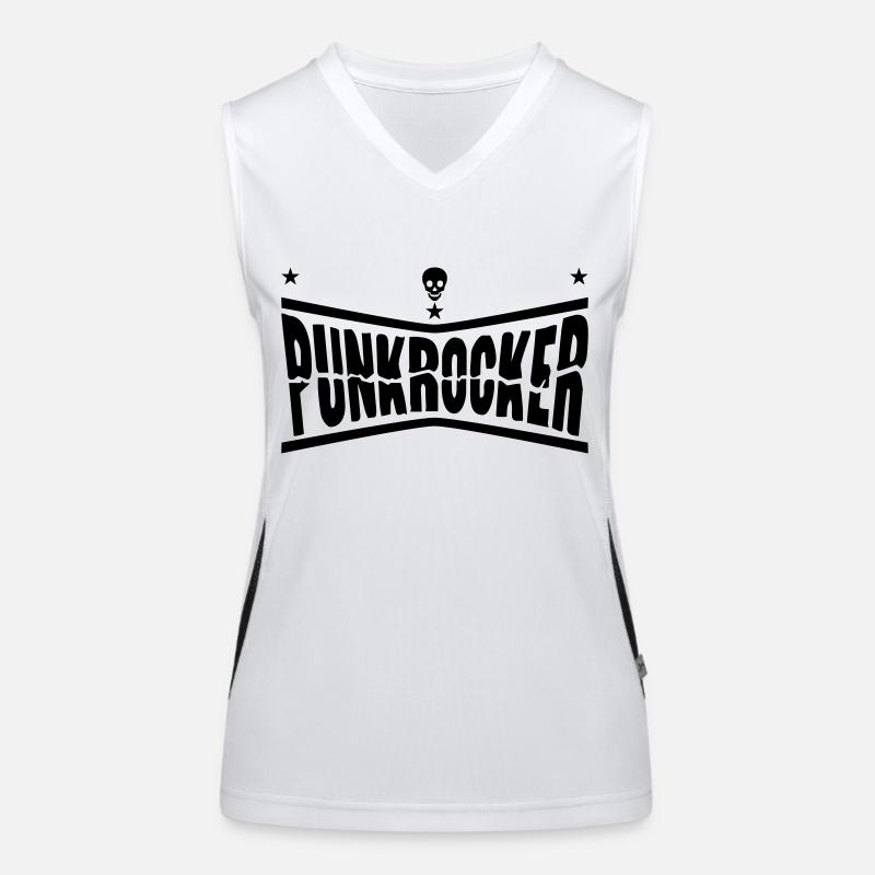 PUNKROCKER Funktionelles Kontrast-Tank Top für Frauen