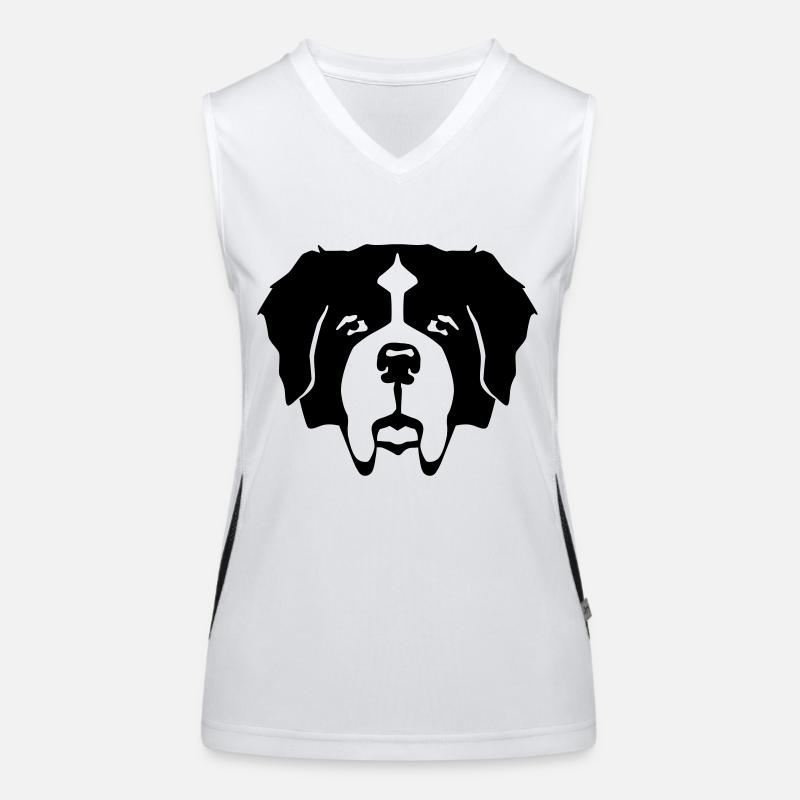 Bernhardiner Funktionelles Kontrast-Tank Top für Frauen