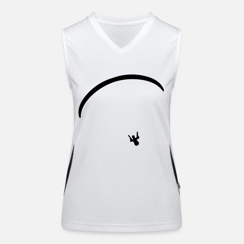 Paragliding Funktionelles Kontrast-Tank Top für Frauen