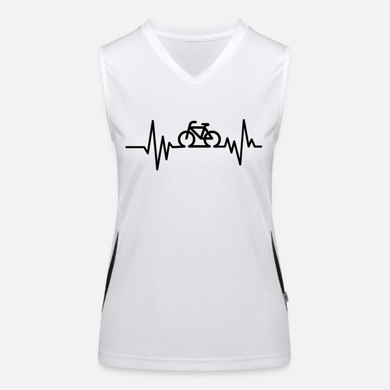 Faire du vélo Débardeur respirant contrasté Femme