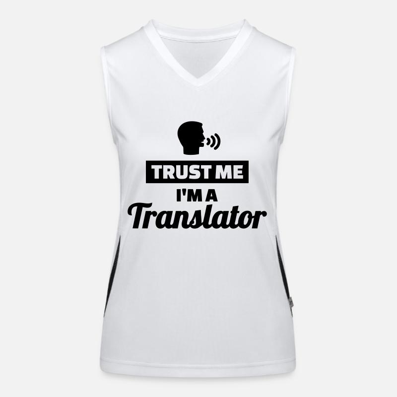 Übersetzer Funktionelles Kontrast-Tank Top für Frauen