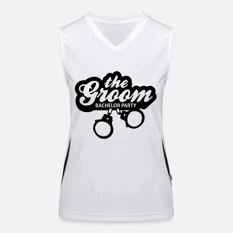 junggesellen abschied Funktionelles Kontrast-Tank Top für Frauen