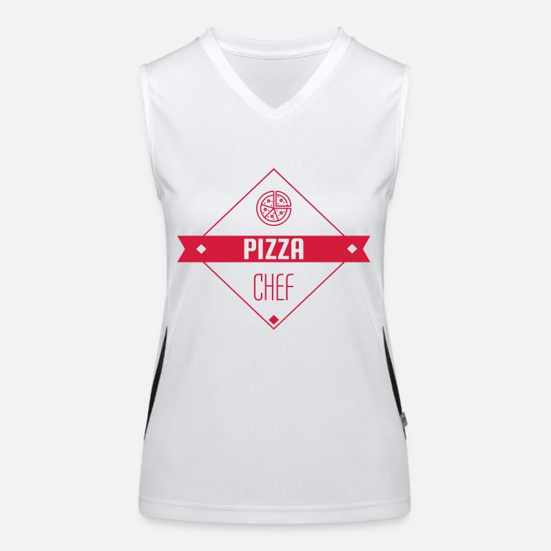 Pizza / Pizzaiolo / Pizza Chef / Pizzachef Women's Functional Contrast Tank Top