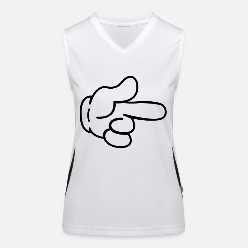 hand_comic_1 Funktionelles Kontrast-Tank Top für Frauen