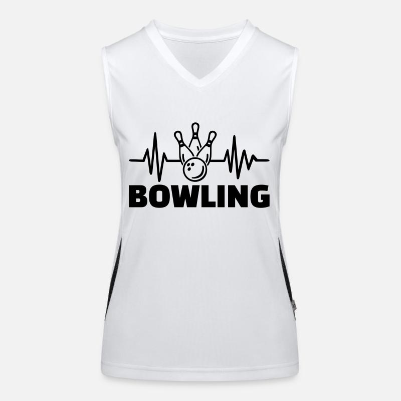 Bowling Débardeur respirant contrasté Femme