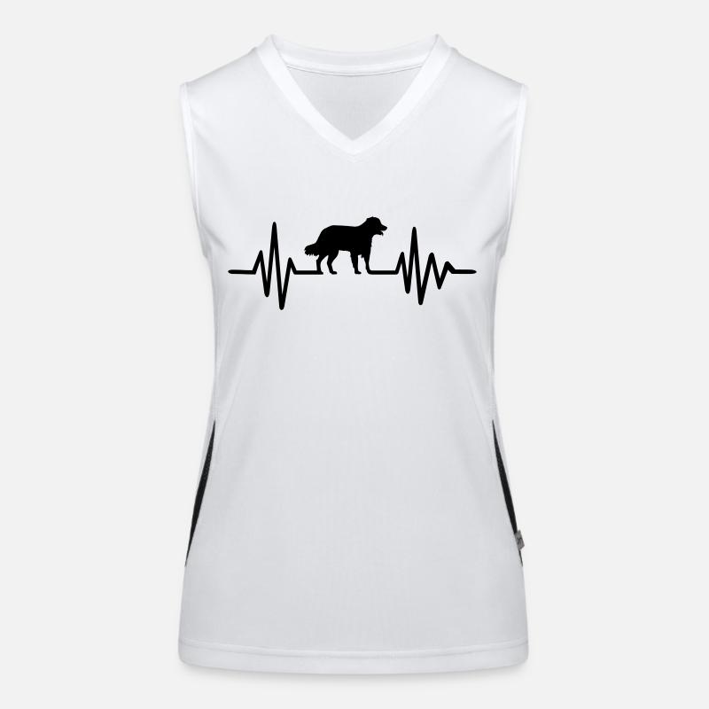 Australian shepherd Débardeur respirant contrasté Femme