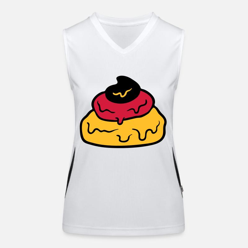 shit shit pile heap disgusting 3 colors germany na Women's Functional Contrast Tank Top
