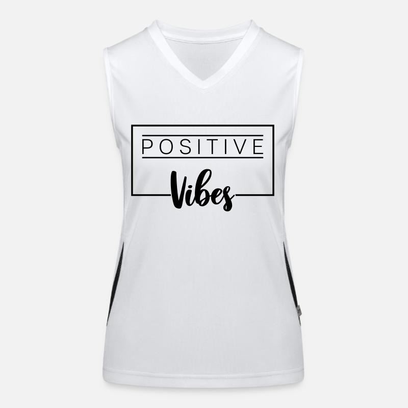 Positive Vibes Women's Functional Contrast Tank Top