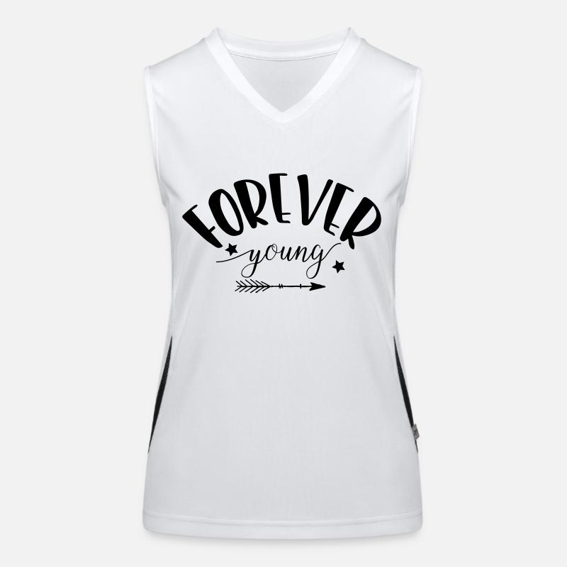 forever_young Funktionelles Kontrast-Tank Top für Frauen