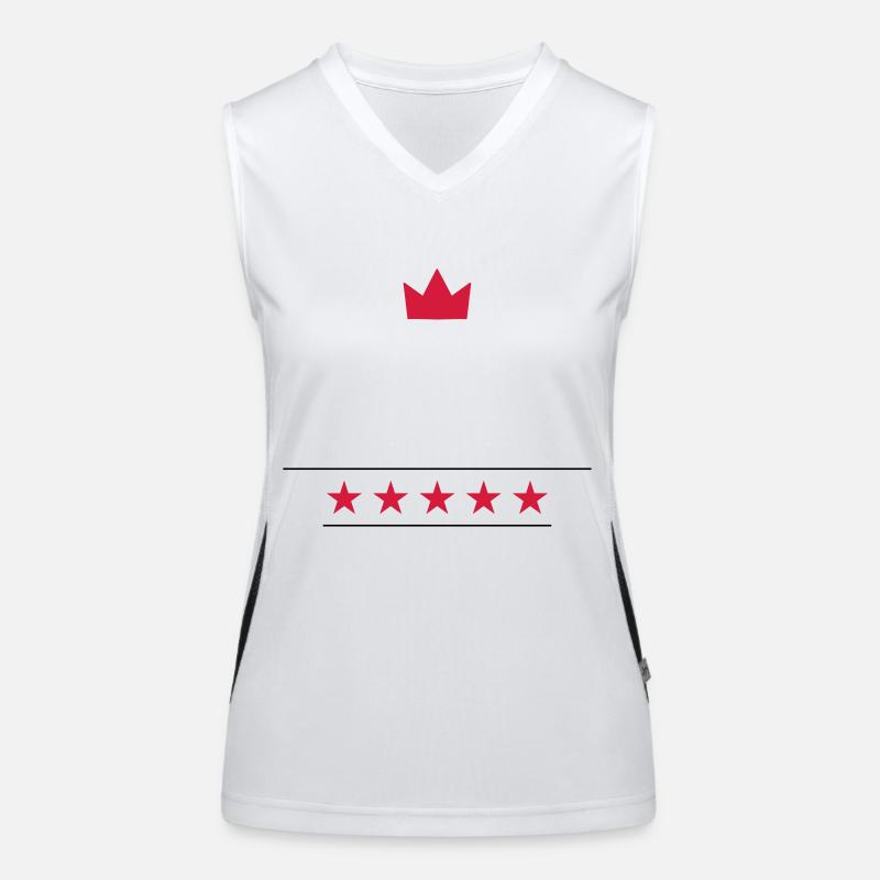 Chef étoilé Débardeur respirant contrasté Femme