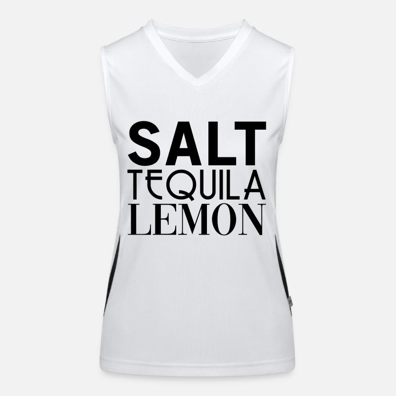 Sel Tequila Citron Débardeur respirant contrasté Femme