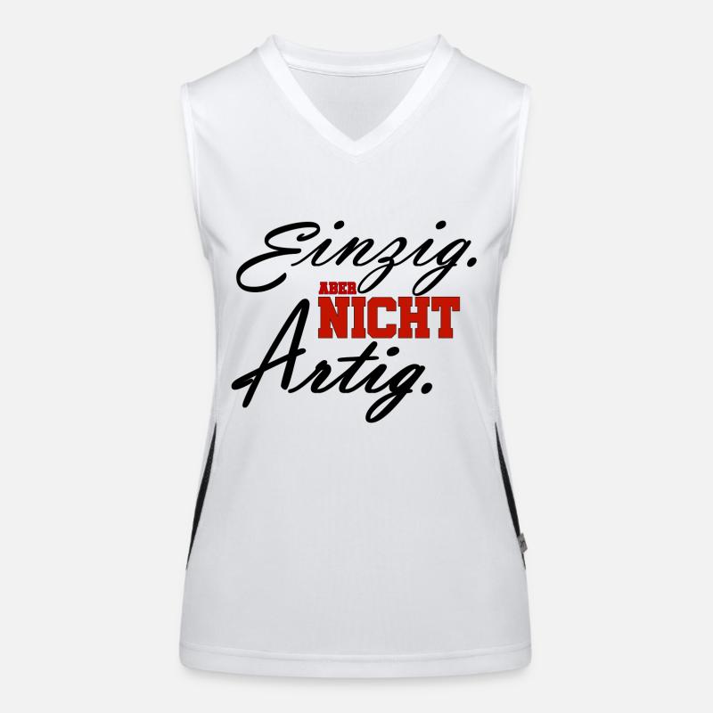 einzig aber nicht artigrot Funktionelles Kontrast-Tank Top für Frauen