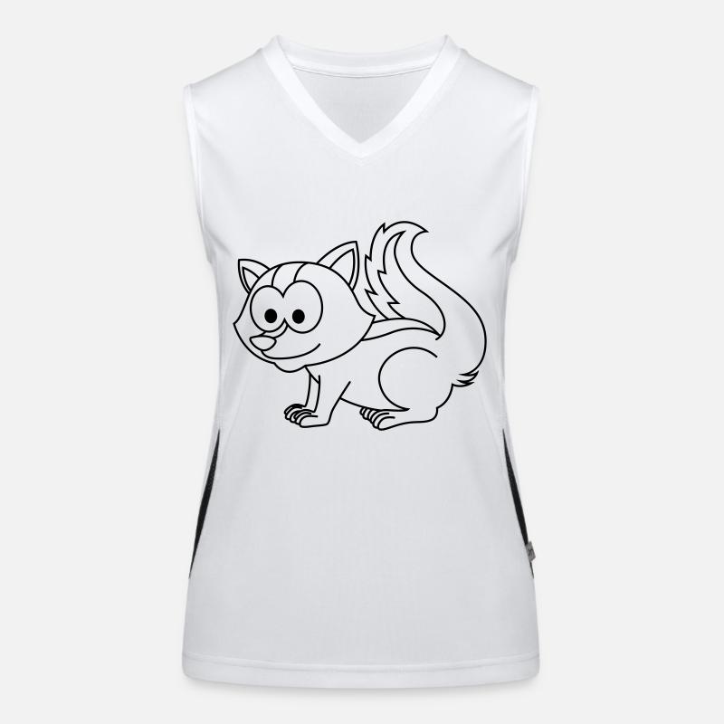 Stinker Comic Tier Funktionelles Kontrast-Tank Top für Frauen