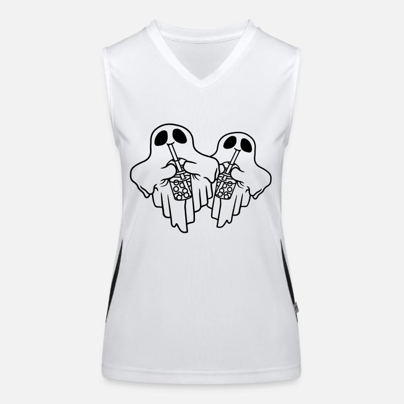 Équipe Bubble Tea Ghosts Débardeur respirant contrasté Femme