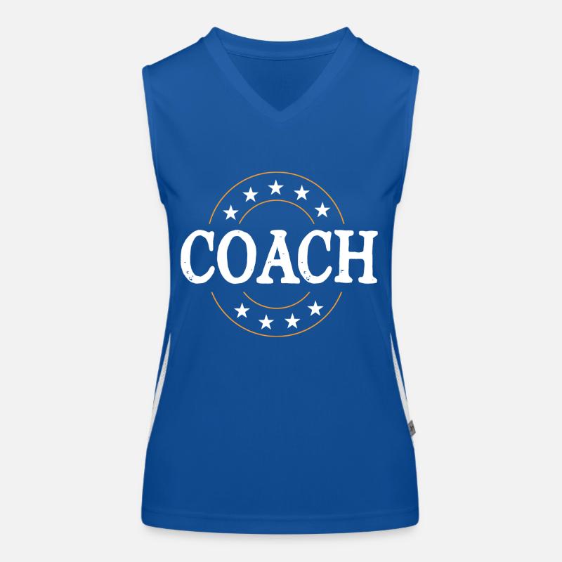 Coach Trainer Funktionelles Kontrast-Tank Top für Frauen