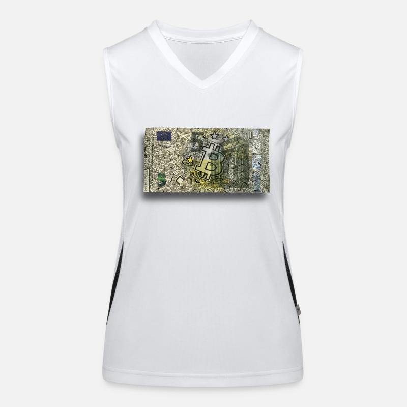 5 Bitcoin Women's Functional Contrast Tank Top