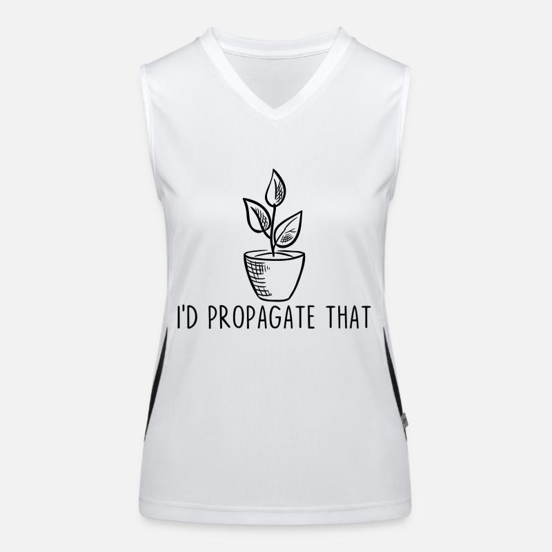 I'd Propagate That Women's Functional Contrast Tank Top