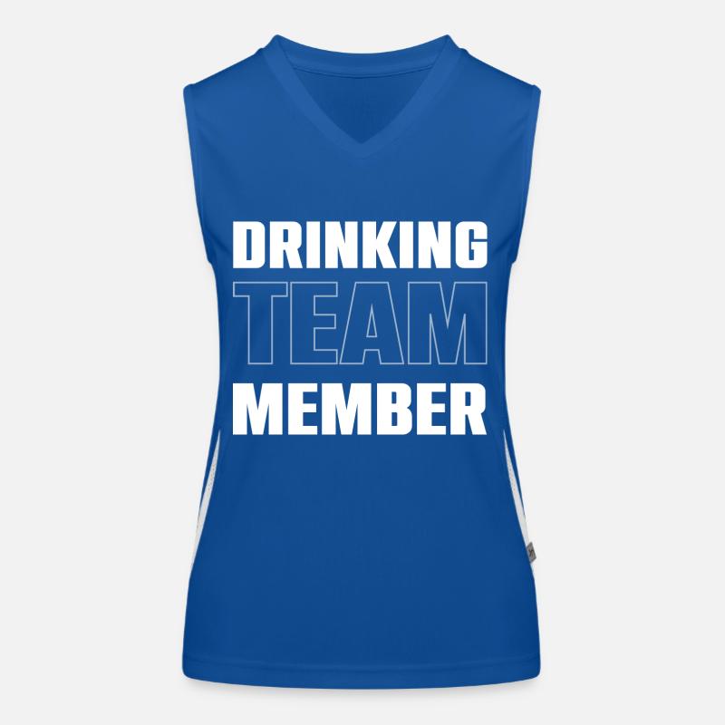 Drinking Team Women's Functional Contrast Tank Top