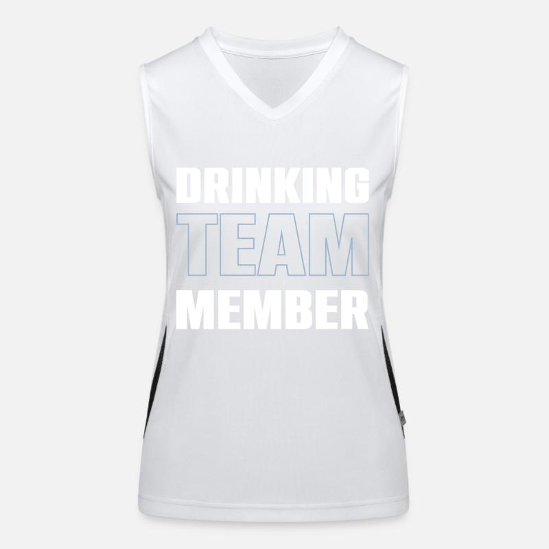 Drinking Team Women's Functional Contrast Tank Top