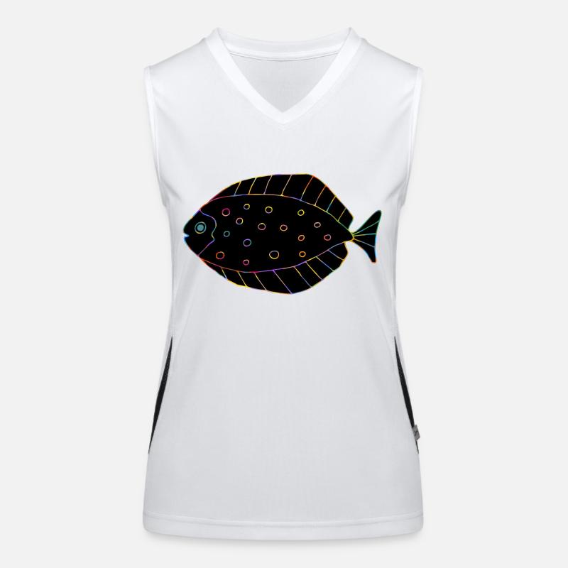 Fish Women's Functional Contrast Tank Top
