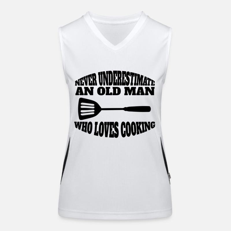 Cuisiner drôle de boulangers cadeau passe-temps chef chef chef Débardeur respirant contrasté Femme