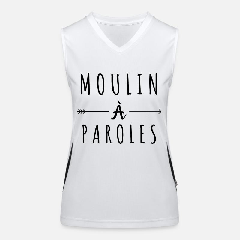 Moulin à paroles Débardeur respirant contrasté Femme