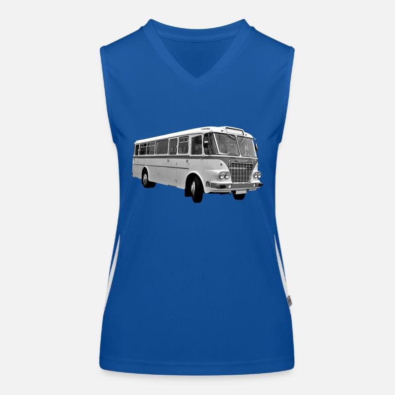 Ikarus 630 Bus Hongrie Ostalgie Oldtimer Débardeur respirant contrasté Femme