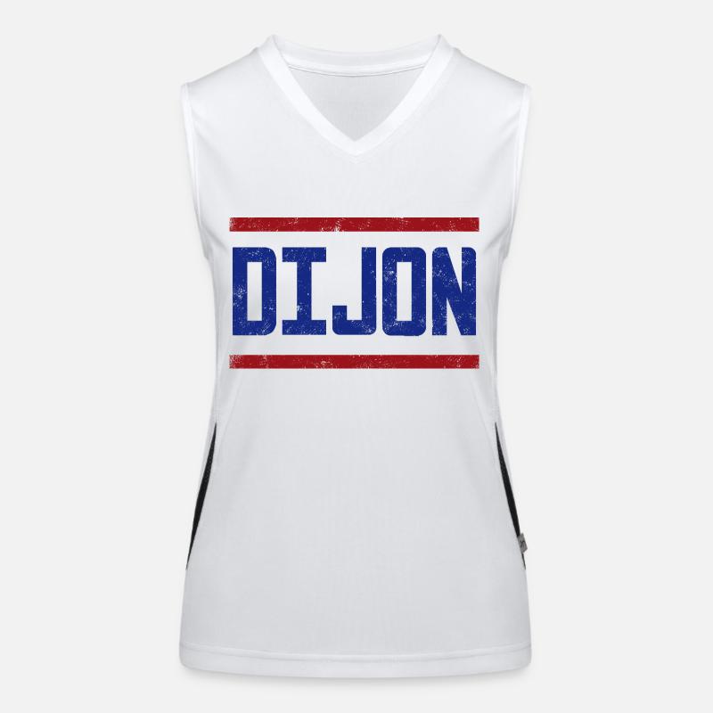 Dijon Vintage Funktionelles Kontrast-Tank Top für Frauen