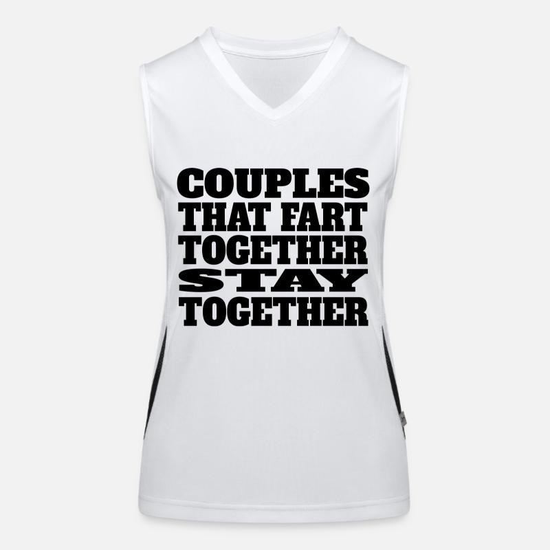 Ehepaar lustig Ehe Frauen Ehemann Ehefrau Hochzeit Funktionelles Kontrast-Tank Top für Frauen