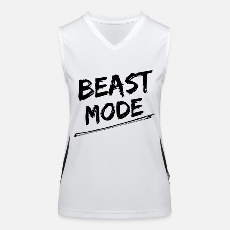 Body building muscle building strength training workout Women's Functional Contrast Tank Top