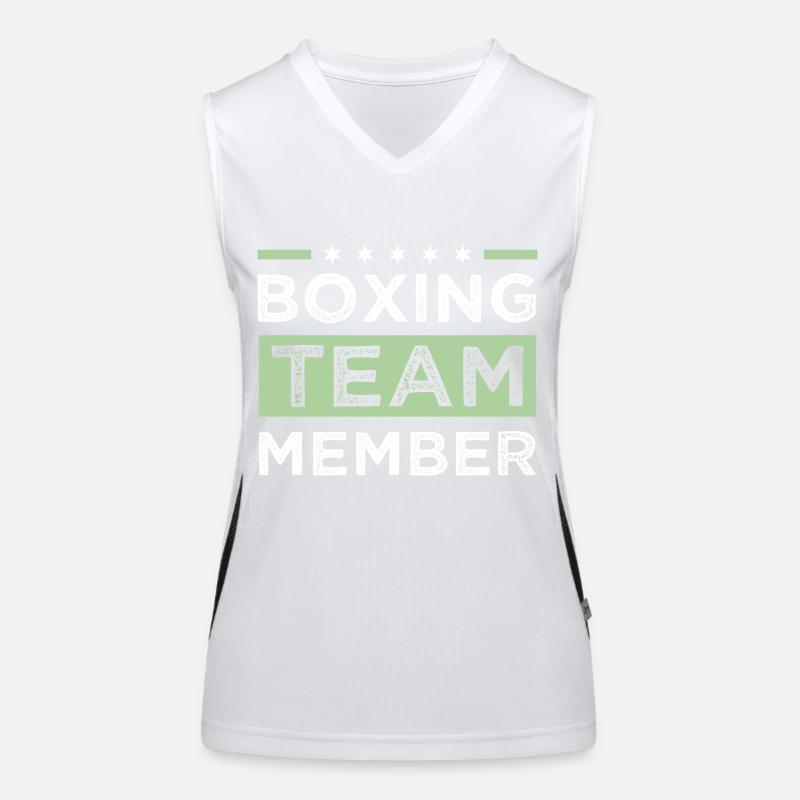 Équipe de boxe Débardeur respirant contrasté Femme