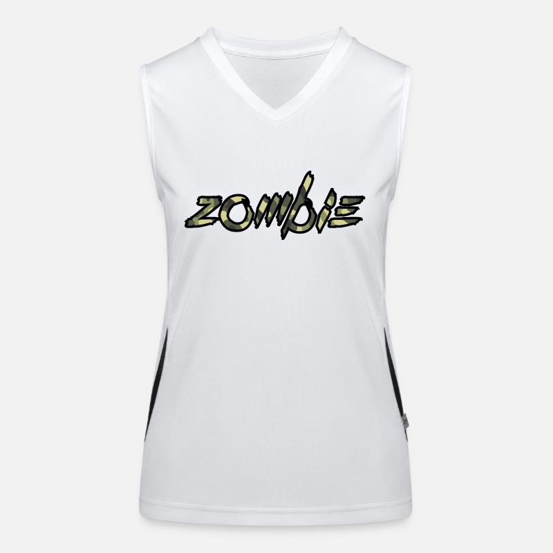 zombie Women's Functional Contrast Tank Top