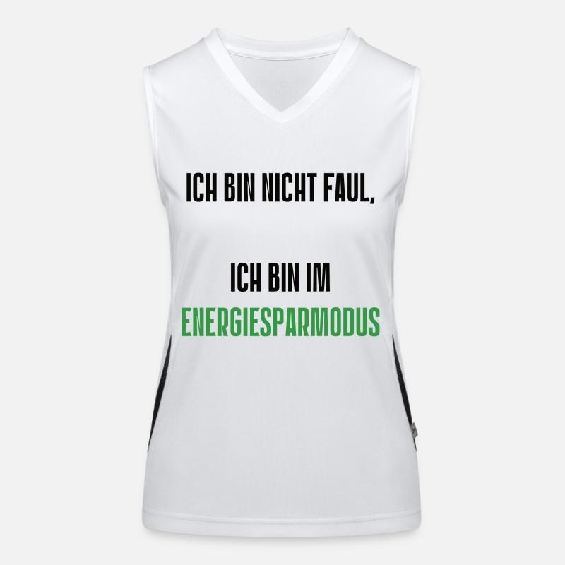 Spruch 2 Funktionelles Kontrast-Tank Top für Frauen