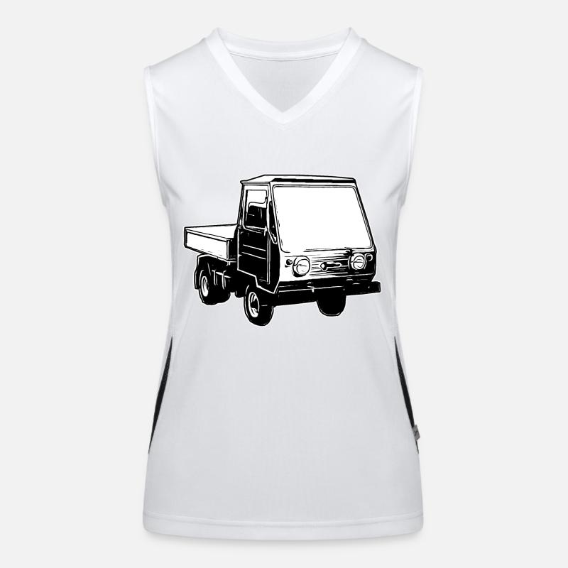 Multicar M25 Multicar Neu Multricar Lastkraftwagen Funktionelles Kontrast-Tank Top für Frauen