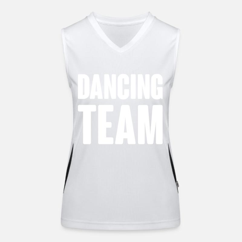 Dancing Team Funktionelles Kontrast-Tank Top für Frauen