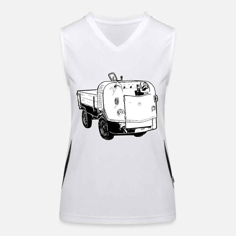 Multicar M21 Multicar Neu Multricar Dieselameise Funktionelles Kontrast-Tank Top für Frauen