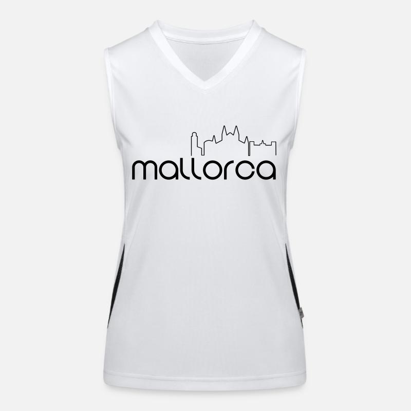 Mallorca Funktionelles Kontrast-Tank Top für Frauen