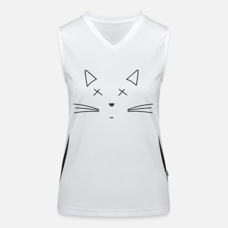 chat Débardeur respirant contrasté Femme