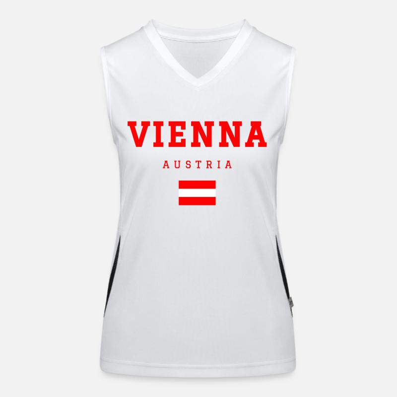 Vienna, Austria Women's Functional Contrast Tank Top