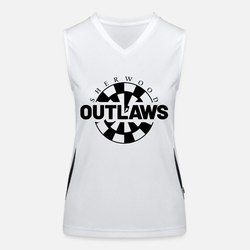 Sherwood Outlaws Dartboard Débardeur respirant contrasté Femme
