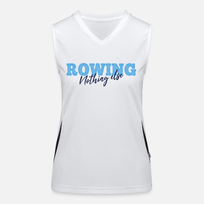 Rowing Nothing Else Slogan - Ruderer - Rudern Funktionelles Kontrast-Tank Top für Frauen