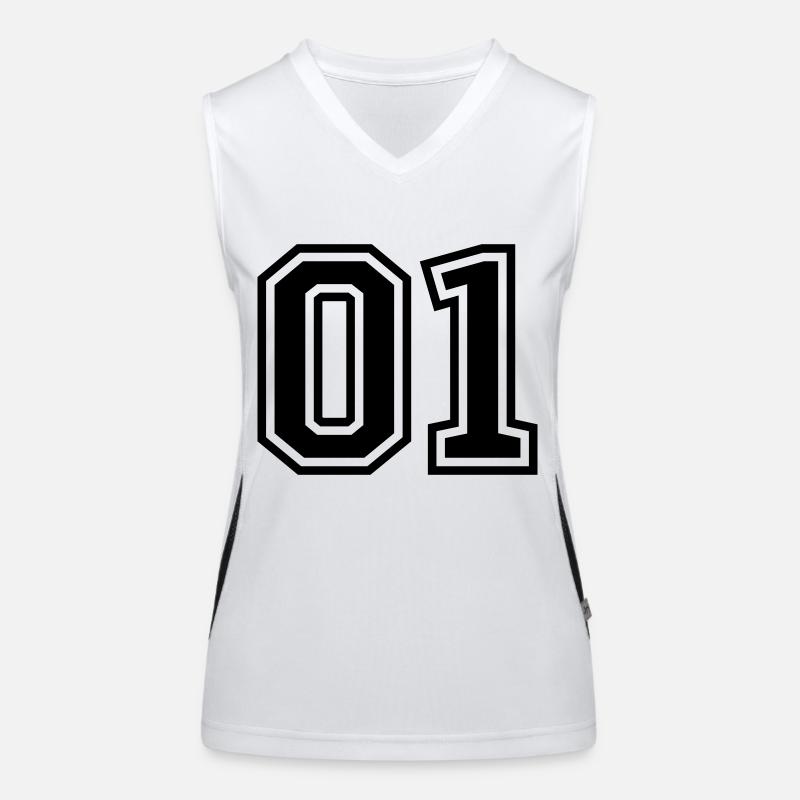 01 eins nummer Funktionelles Kontrast-Tank Top für Frauen