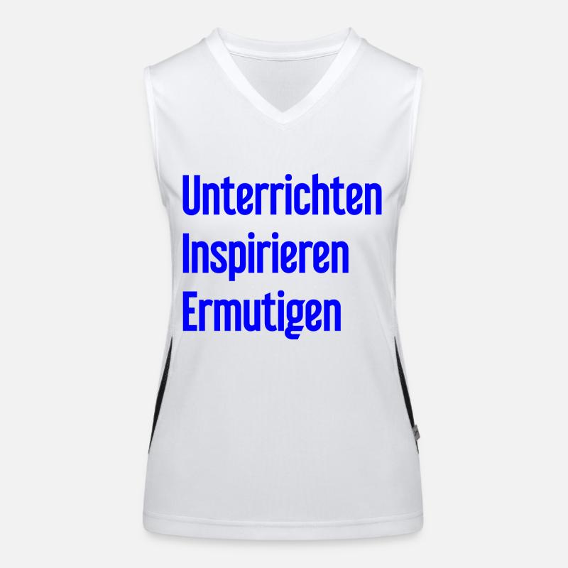 Teaching Inspiring Encouraging Women's Functional Contrast Tank Top