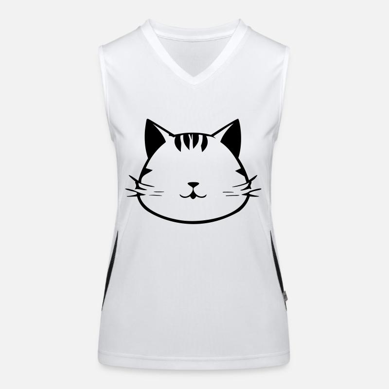 Chat Débardeur respirant contrasté Femme
