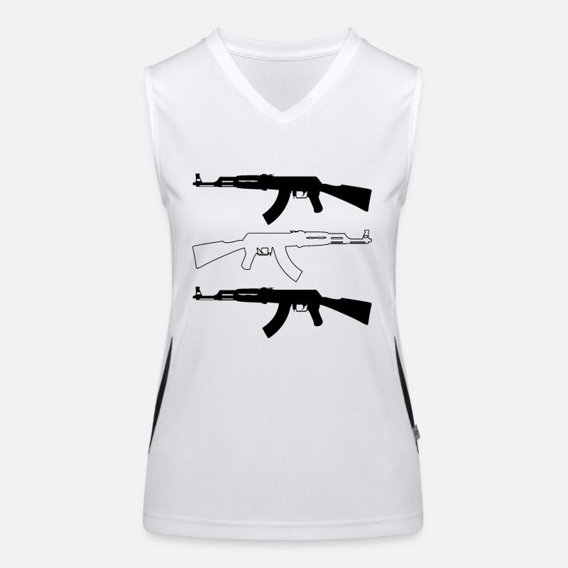 Ak 47 Débardeur respirant contrasté Femme