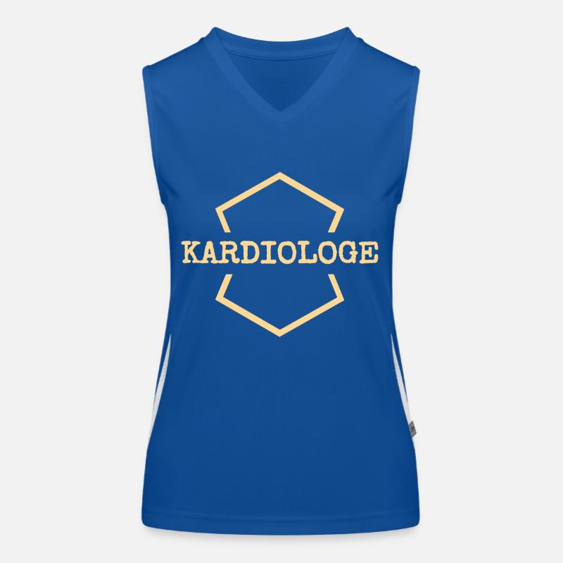 Kardiologe Funktionelles Kontrast-Tank Top für Frauen