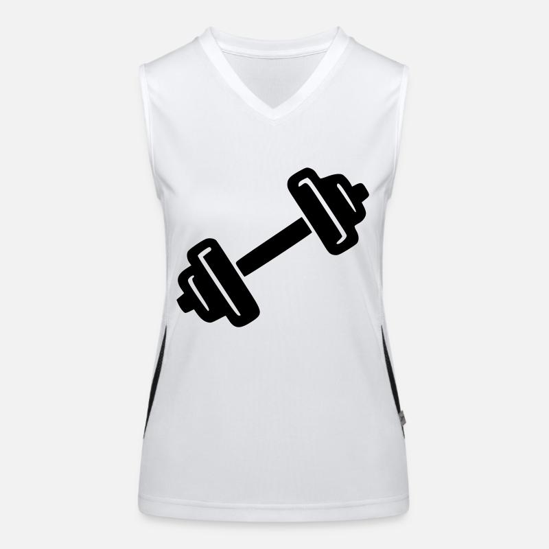 Haltère Débardeur respirant contrasté Femme