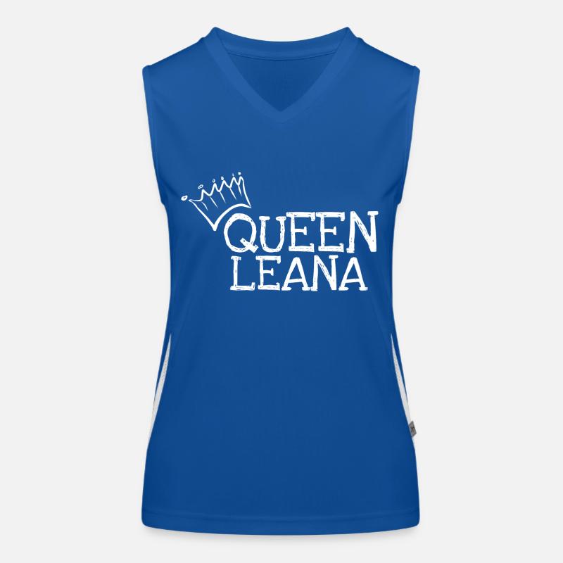 Leana als Vorname Funktionelles Kontrast-Tank Top für Frauen