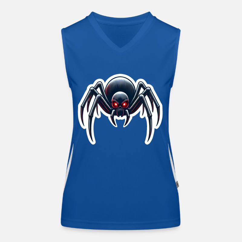 Spinne Funktionelles Kontrast-Tank Top für Frauen