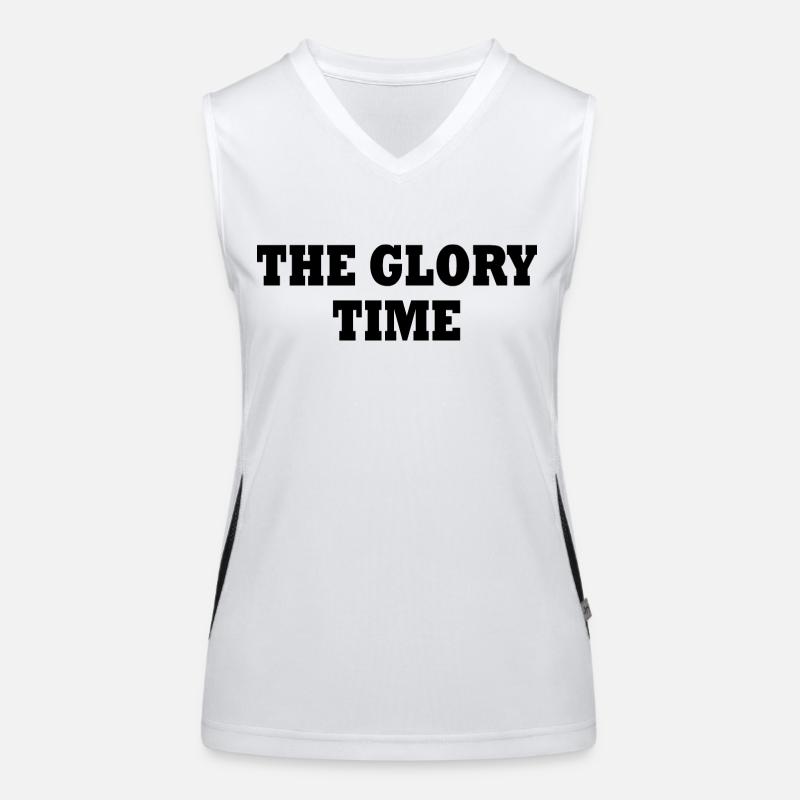 The glory time Funktionelles Kontrast-Tank Top für Frauen